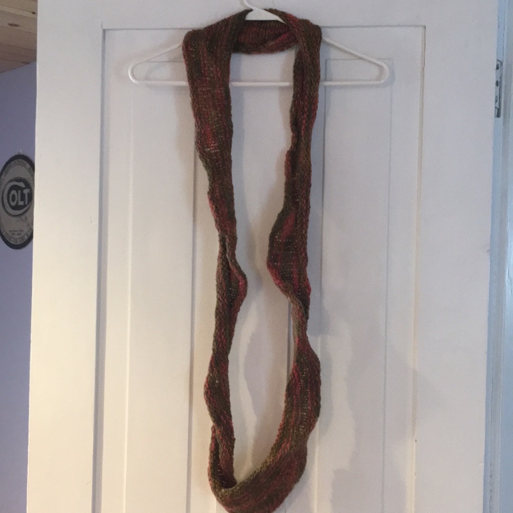 Hand Knit Infinity Scarf